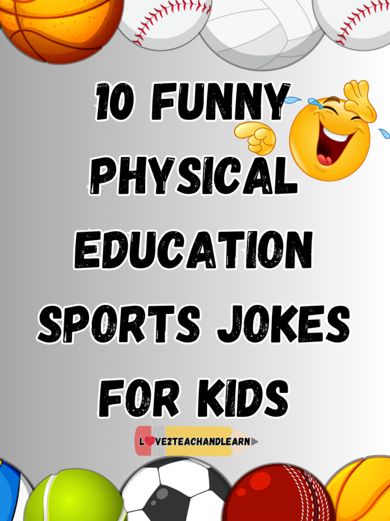 10 Funny Physical Education Sports Jokes for Kids