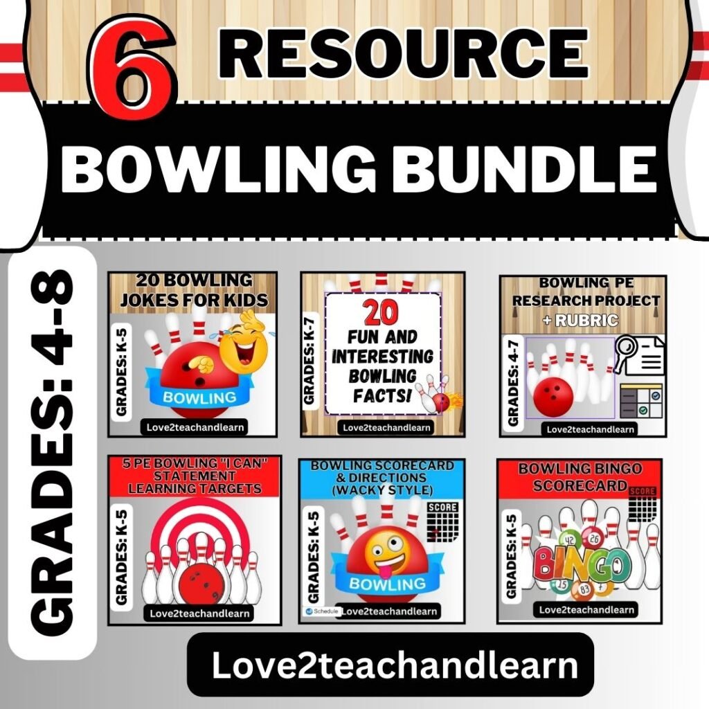 6 Resource Bowling Bundle