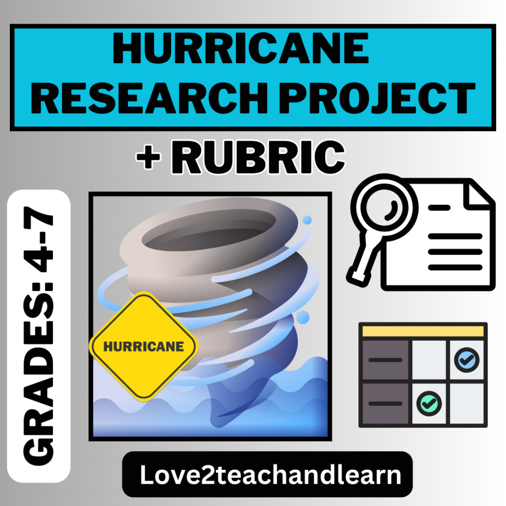 Hurricane Research Project + Rubric