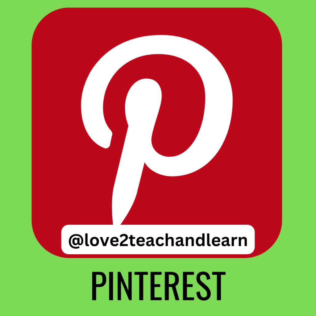 Pinterest - Love 2 Teach and Learn

