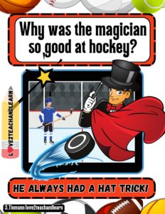 Why was the magician so good at hockey?