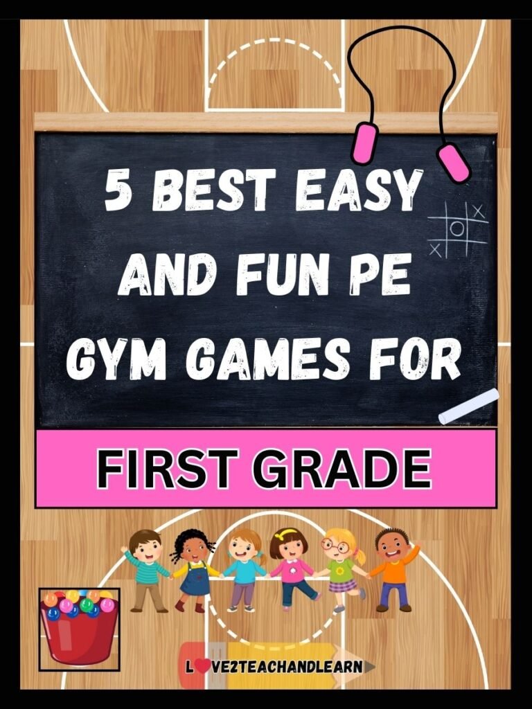 5 Easy and Fun PE Gym Games for First Grade