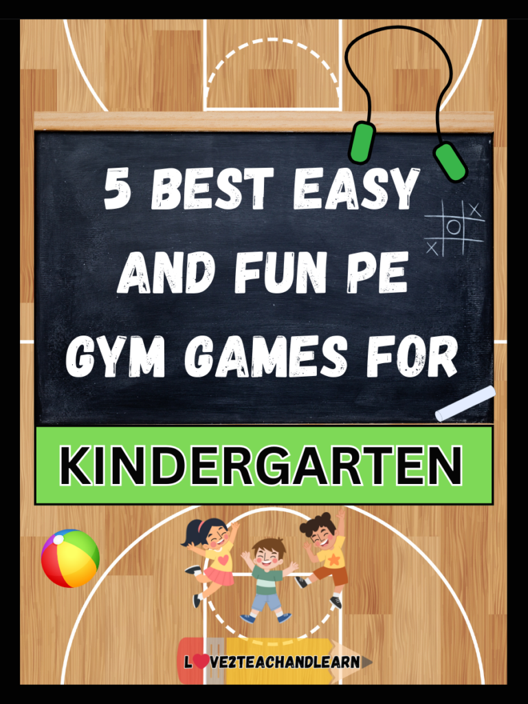 5 Best Easy and Fun PE Gym Games for Kindergarten