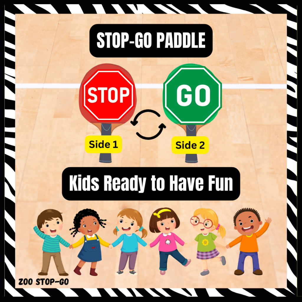 Zoo Stop-Go PE Game for First Grade