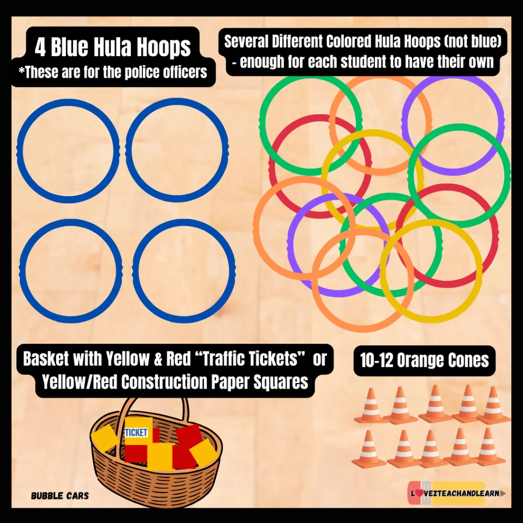 Bubble Cars - Equipment Needed