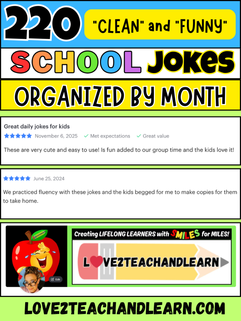 220 JOKE OF THE DAY -All Seasons, Morning Work Meeting Back to School Kids JOKES