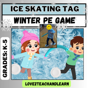 Ice Skating Tag - Winter PE Game
