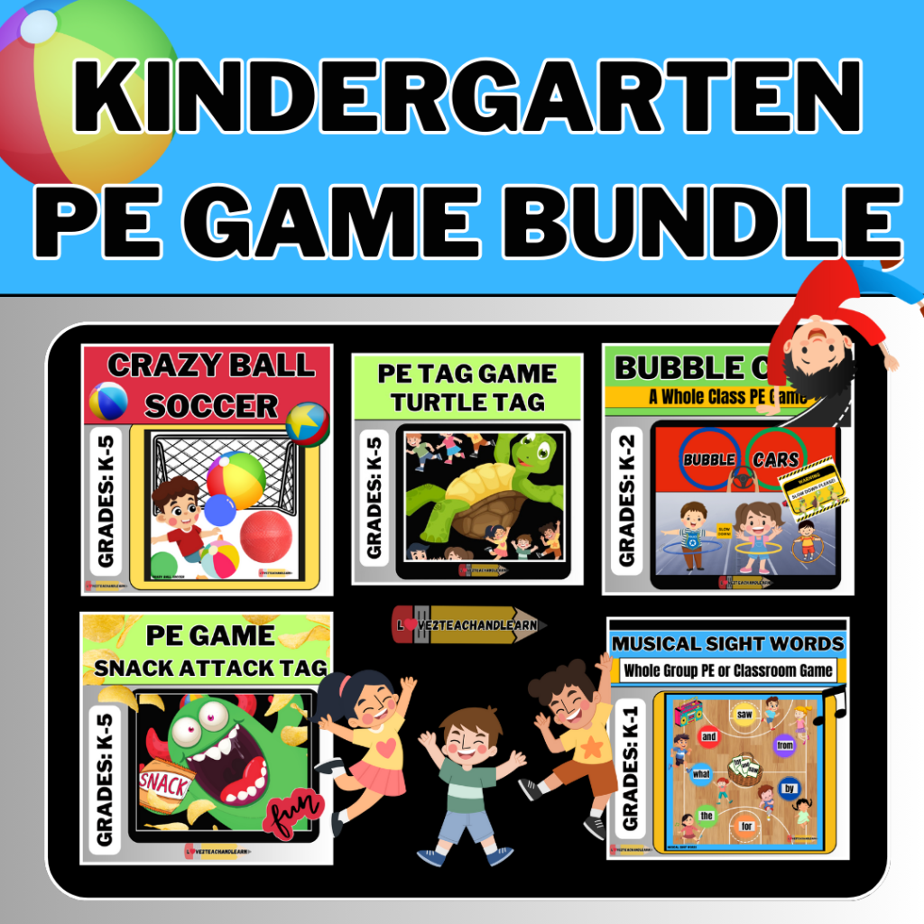 Kindergarten PE Game Bundle