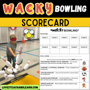 Wacky Bowling Scorecard
