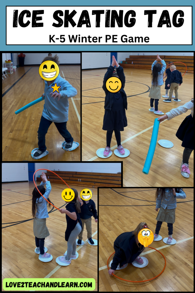 Ice Skating Tag: K-5 Winter PE Game