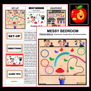Messy Bedroom PE Game