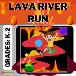 Hot Lava River Run - Team Balance, Agility, Leaping PE Game