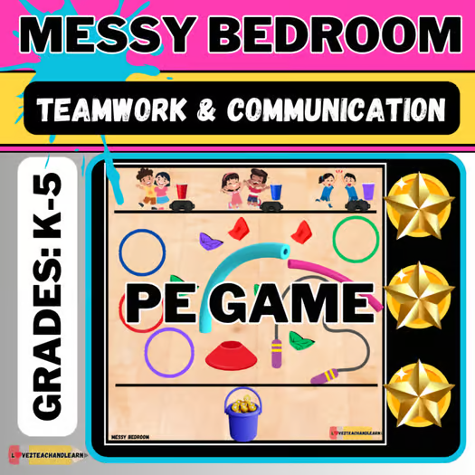 MESSY BEDROOM PE Game(Teamwork Strategy Communication)