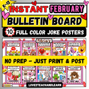 Instant February Bulletin Board
