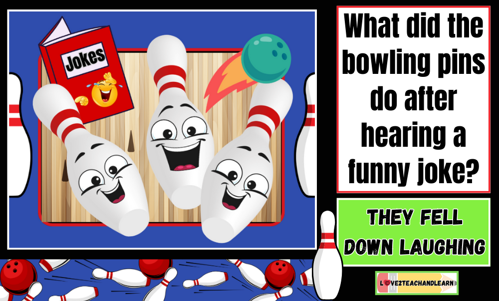 What did the bowling pins do after hearing a funny joke?