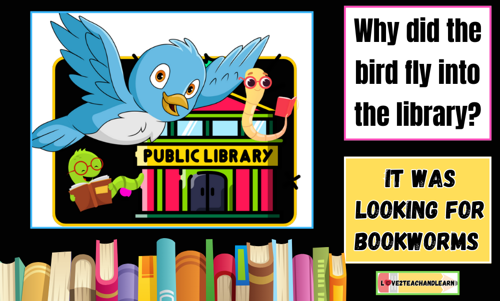 Why did the bird fly into the library?