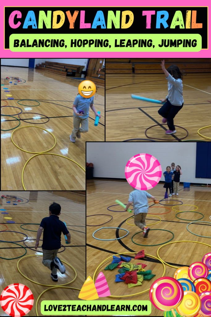 Candyland Trail - Balancing, Hopping, Leaping, Jumping