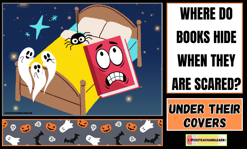 Where do books hide when they are scared?
