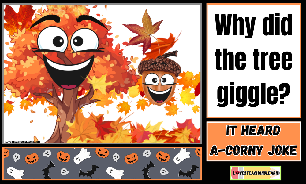 October Jokes for Kids - Why did the tree giggle?