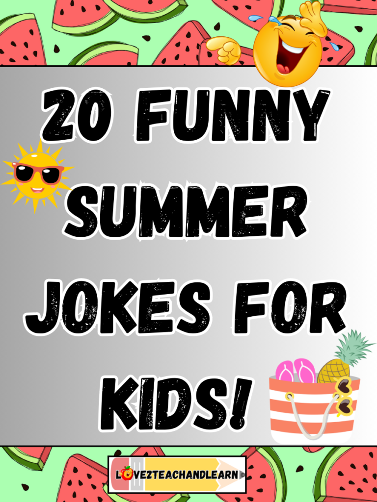 20 Sunny and Funny Summer Jokes for Kids (Vacation, Camp)