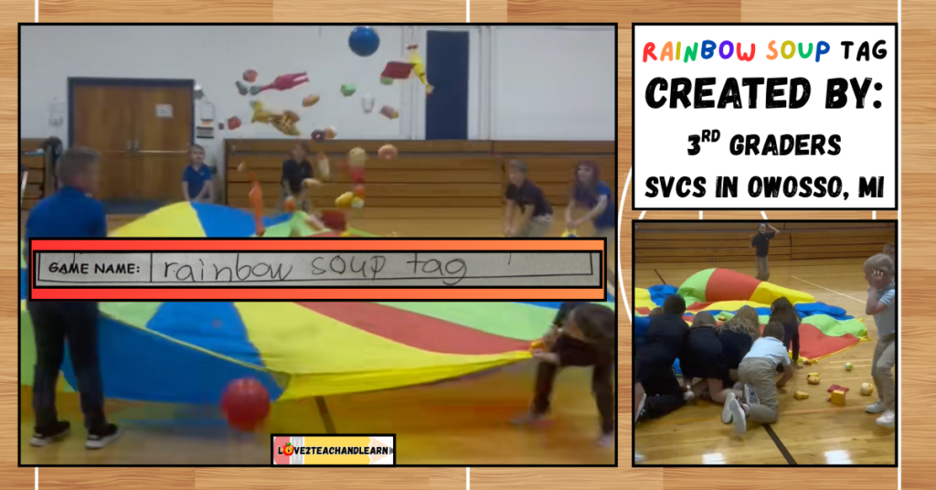 Rainbow Soup Tag - Create Your Own PE Game Group Project