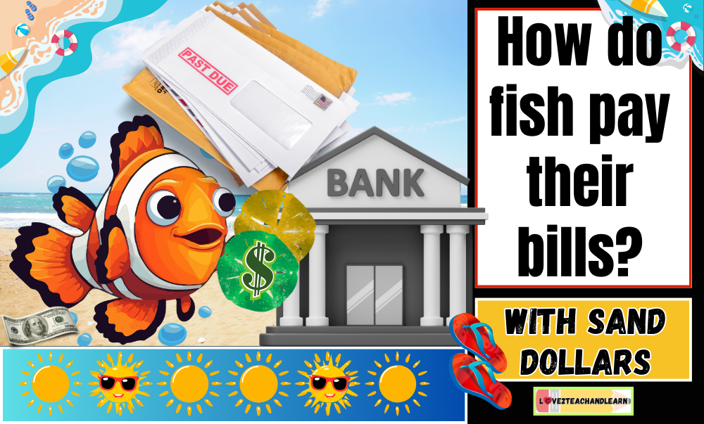 Summer Jokes for Kids - How do fish pay their bills?