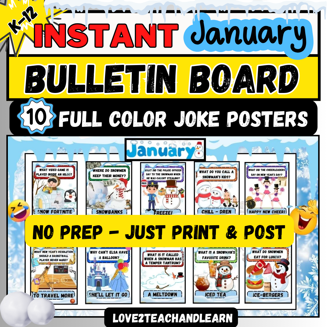10 Funny January Jokes for Kids (Winter Weather, Snowmen)