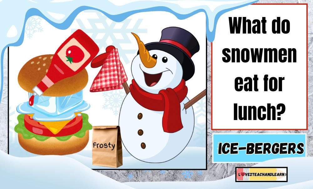 January Jokes for Kids - What do snowmen eat for lunch?