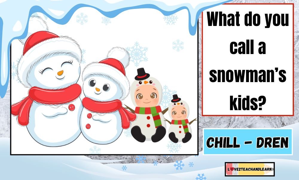 January Jokes for Kids - What do you call a snowman's kids?