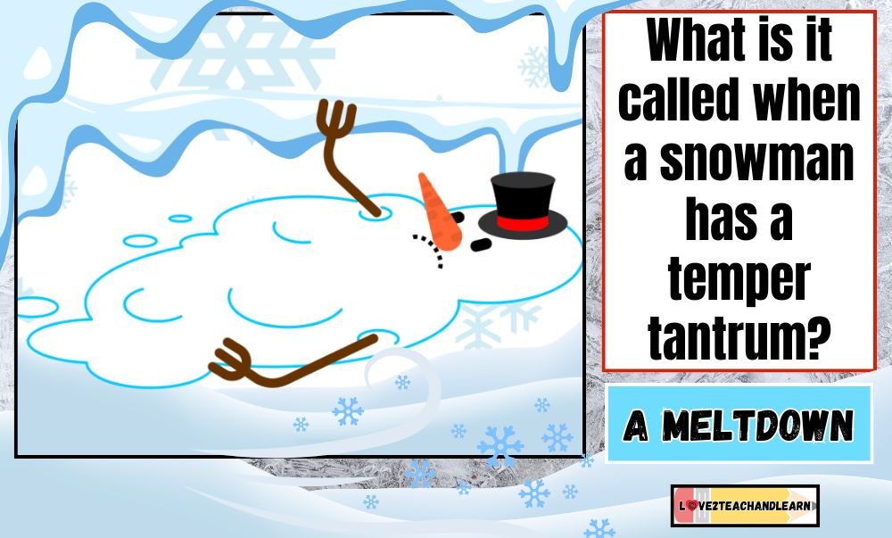 January Jokes for Kids - What is it called when a snowman has a temper tantrum?