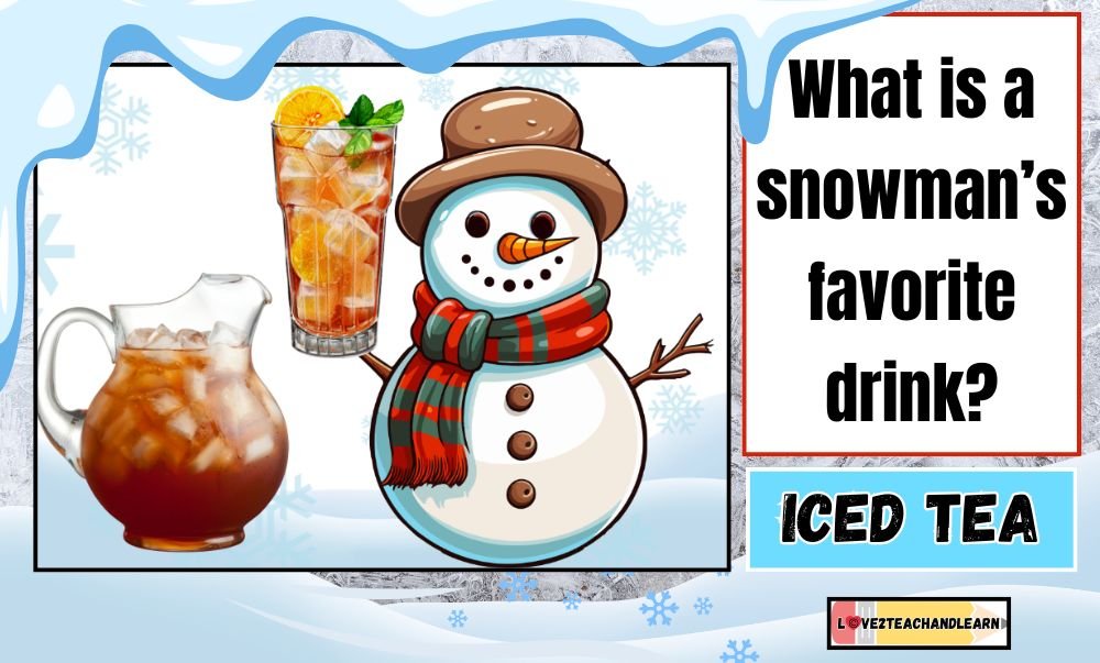 January Jokes for Kids - What is a snowman's favorite drink?
