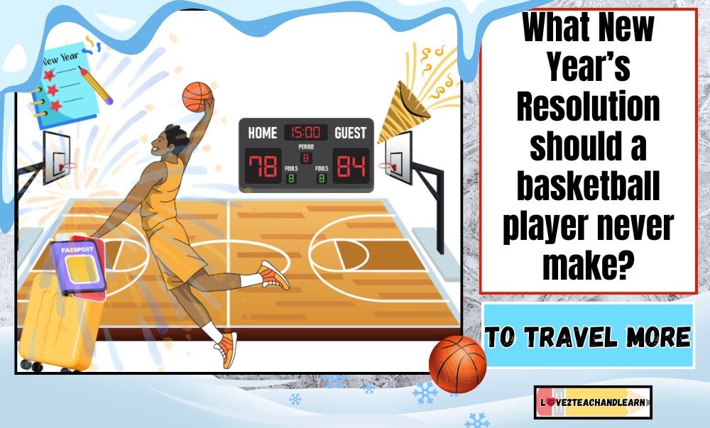January Jokes for Kids - What New Year's Resolution should a basketball player never make?