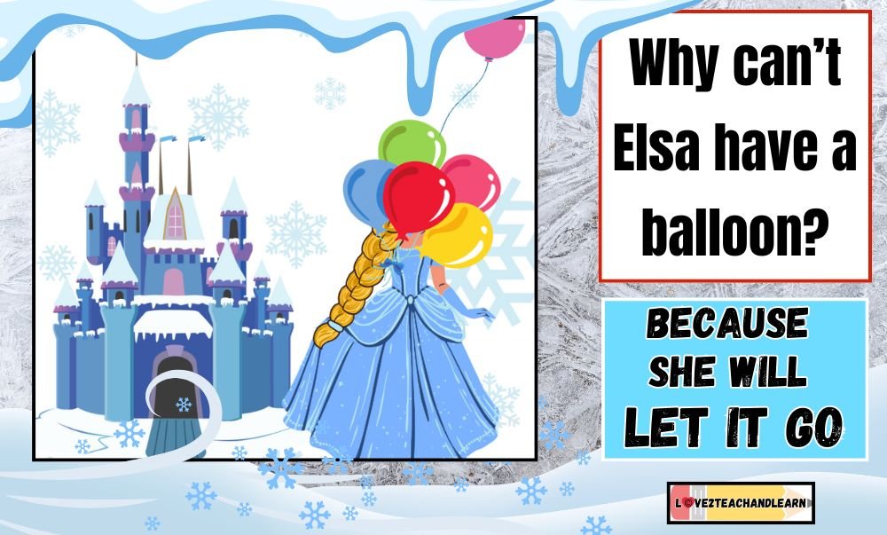 January Jokes for Kids - Why can't Elsa have a balloon?