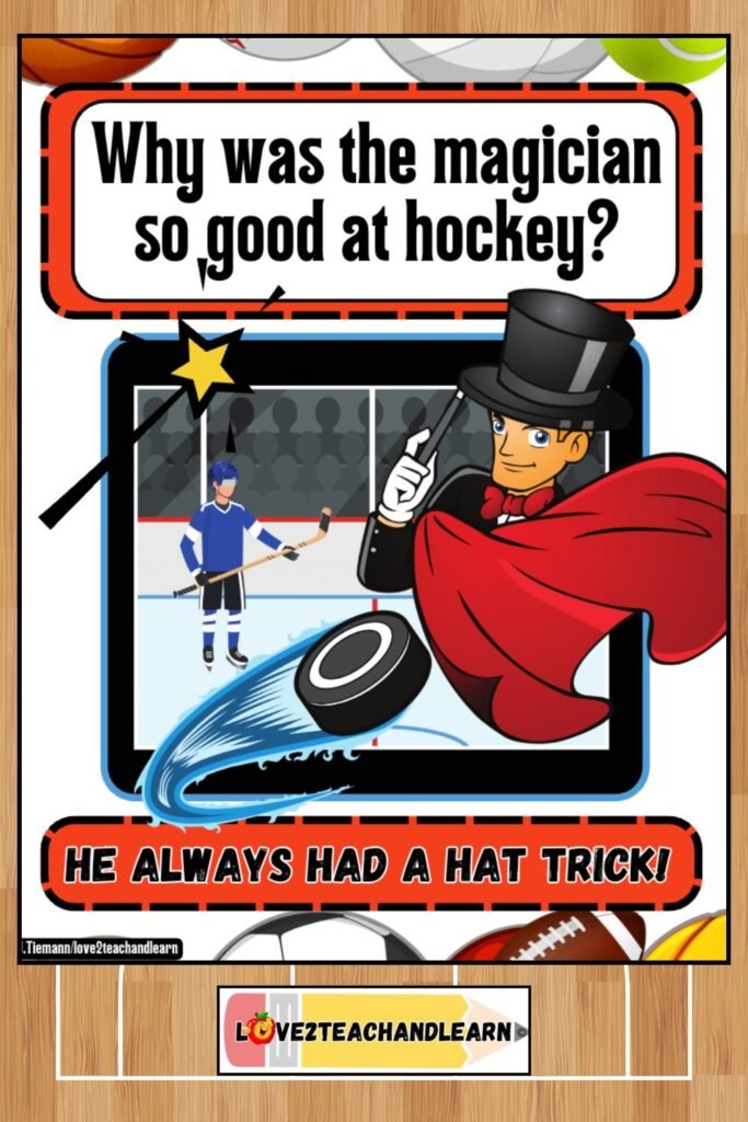 Gym Joke #6 - Why was the magician so good at hockey?
