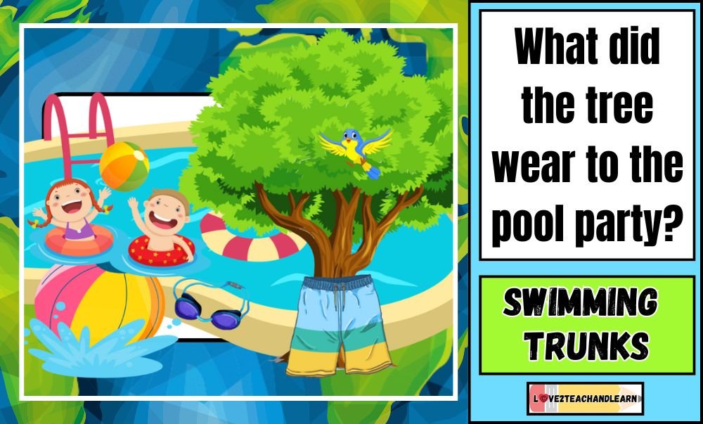 Earth Day Jokes for Kids - What did the tree wear to the pool party?