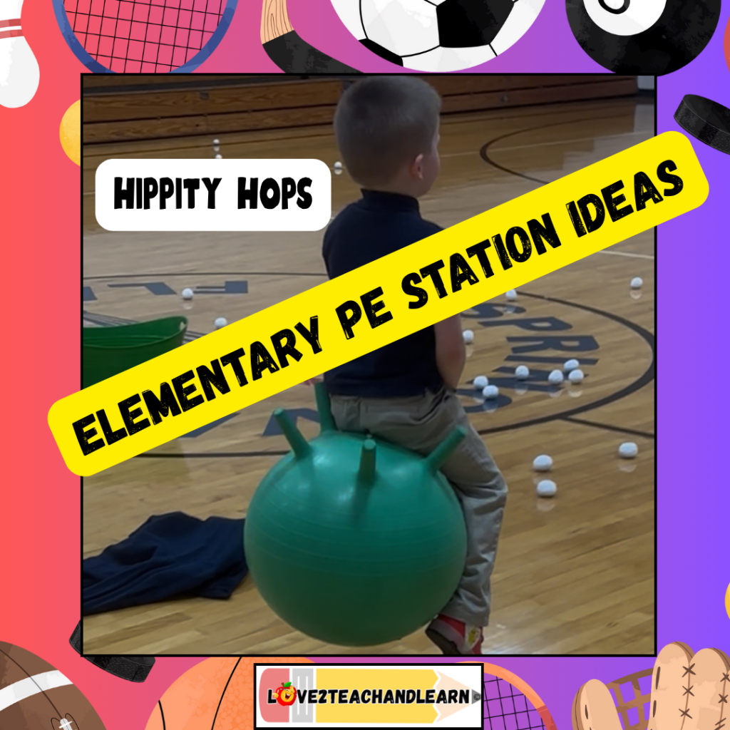 PE Station Ideas - Hippity Hops