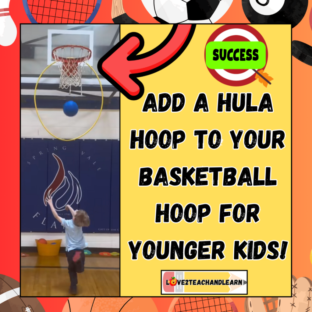 PE Station Ideas - Shooting Hoops
