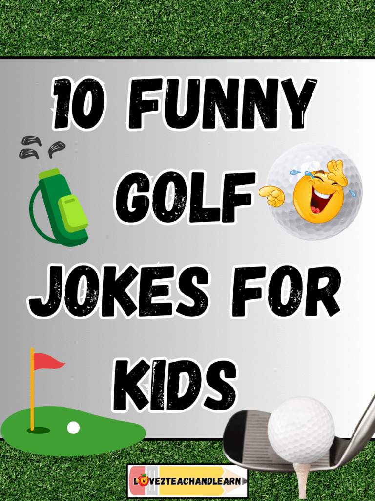 10 Funny GOLF Jokes for Kids, PE Teachers, and Sports Coaches