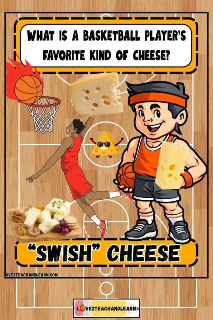 Gym Joke #16 - What is a basektball player's favorite kind of cheese?