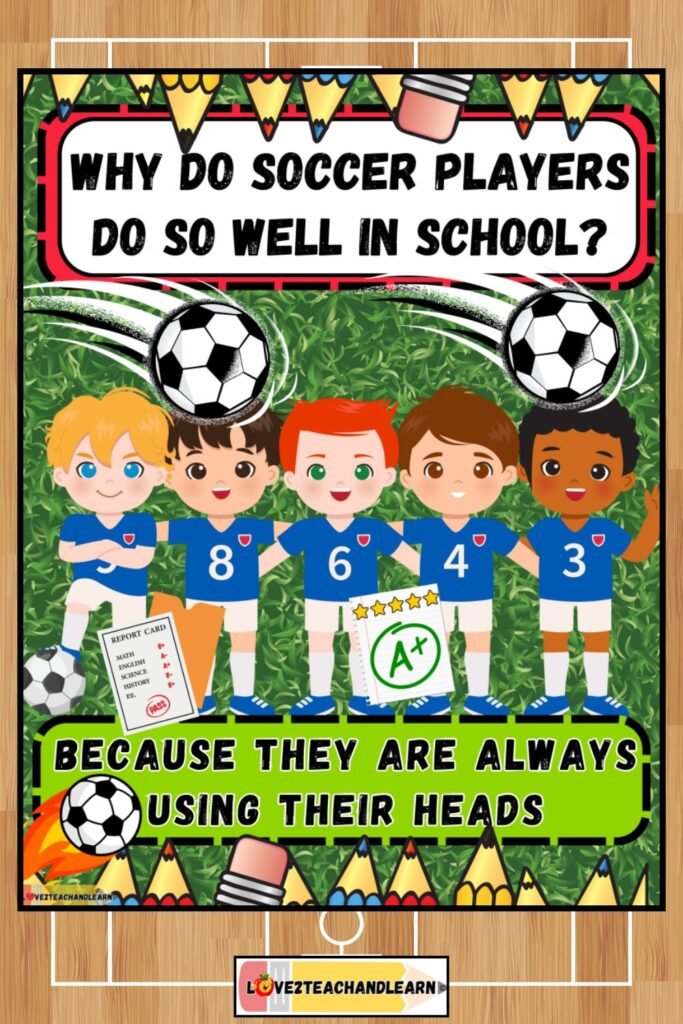Gym Joke #17 - Why do Soccer Players Do So Well In School?