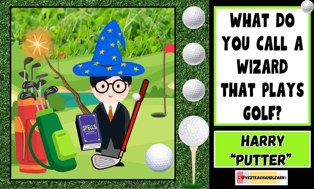 Golf Jokes for Kids - #10 - What do you call a wizard that plays golf?