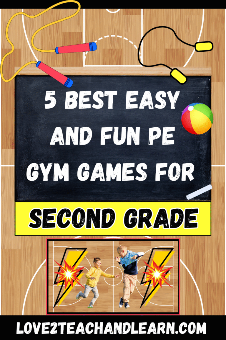 5 Easy and Fun SECOND GRADE Gym Games