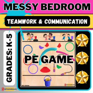 MESSY BEDROOM PE Game: Love 2 Teach and Learn - Second Grade Gym Games