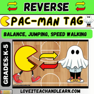 REVERSE PAC MAN TAG: K-5 PE Game