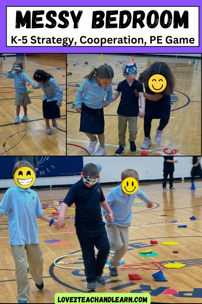  MESSY BEDROOM - PE Games (Love2teachandlearn)