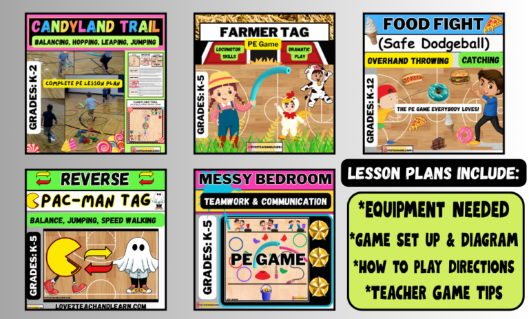 Second Class Game 5 Easy and Fun PE Second Grade Gym Games