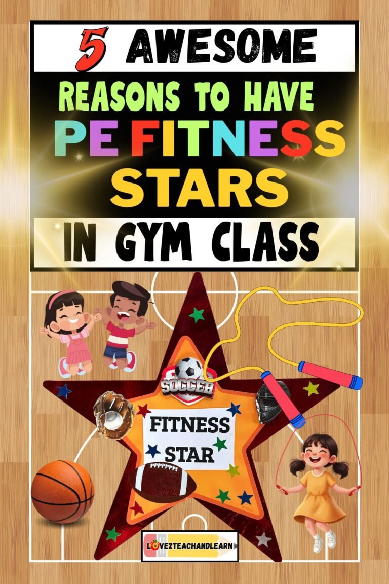 5 Best Reasons to Have PE FITNESS STARS in Elementary Gym Class