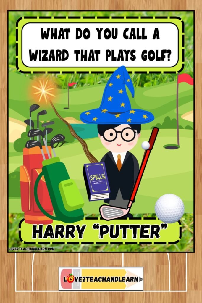 What do you call a wizard that plays golf?