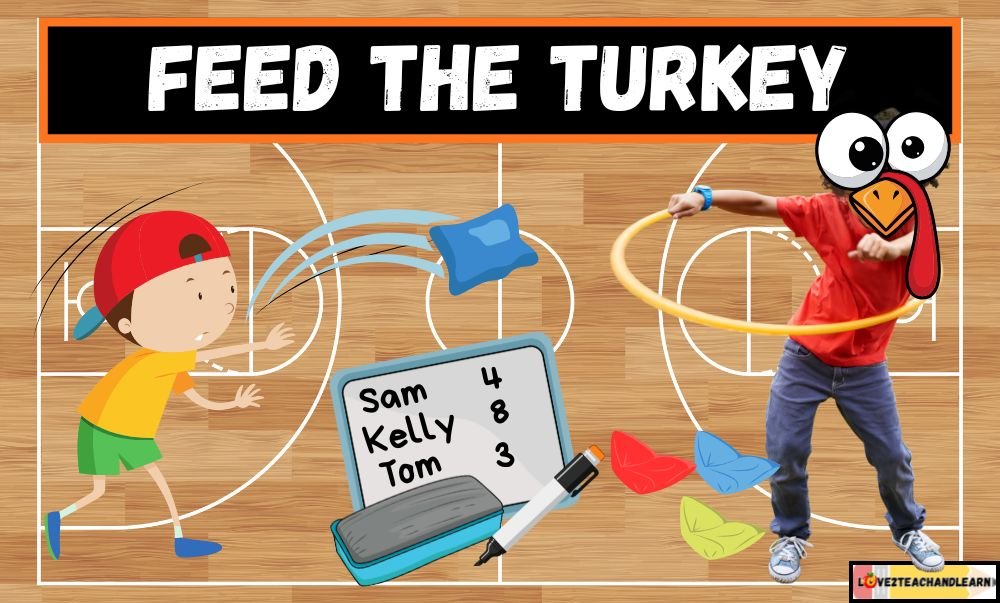 Feed the Turkey - Thanksgiving PE Stations
