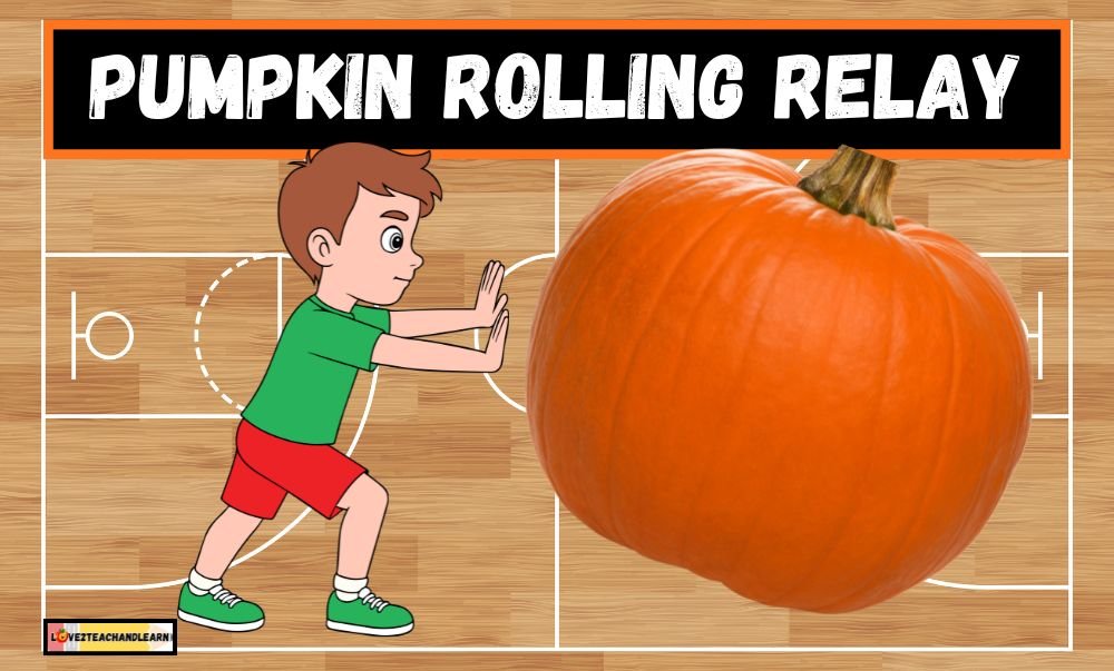 Thanksgiving Relays - Pumpkin Rolling